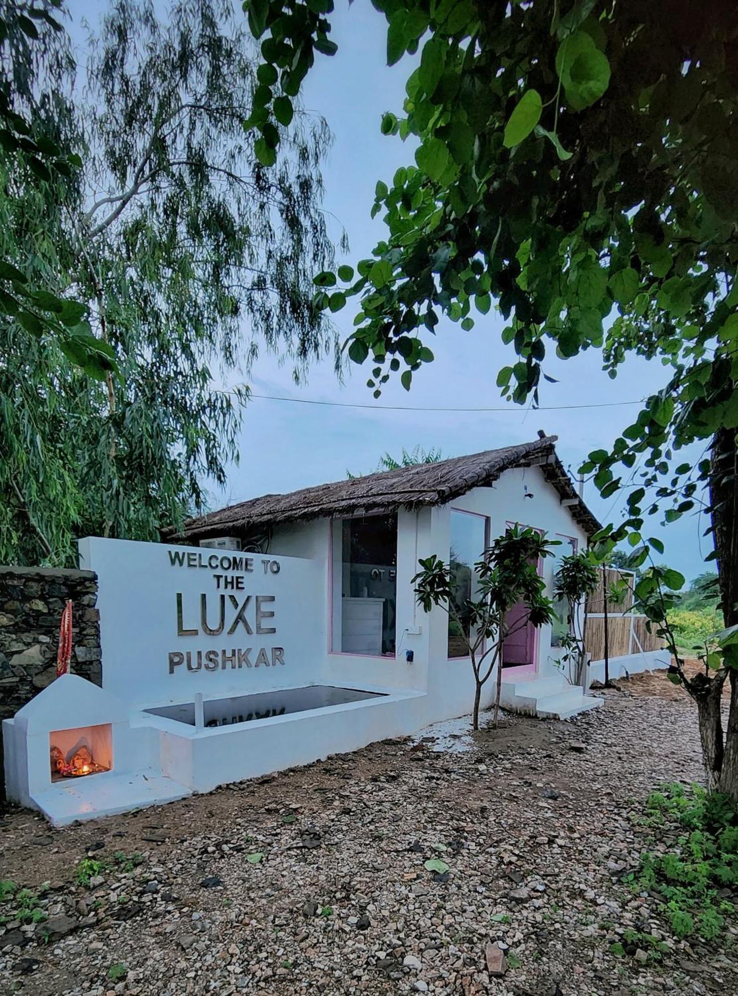 The Luxe Pushkar - A Luxury Farmstay In 布什格尔 外观 照片